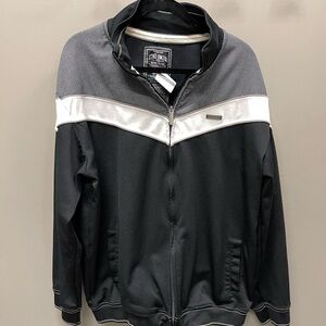 Ecko Unltd Mens XL Actual Factual Retro Y2K Full Zip Jacket Hoodie